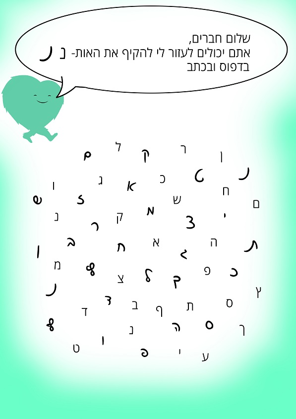 זיהוי האות נ
